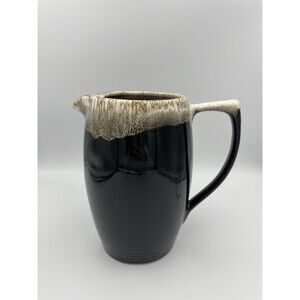 Vintage 60oz #416 Pfaltzgraff GOURMET BROWN DRIP GLAZED Stoneware 8.25” PITCHER